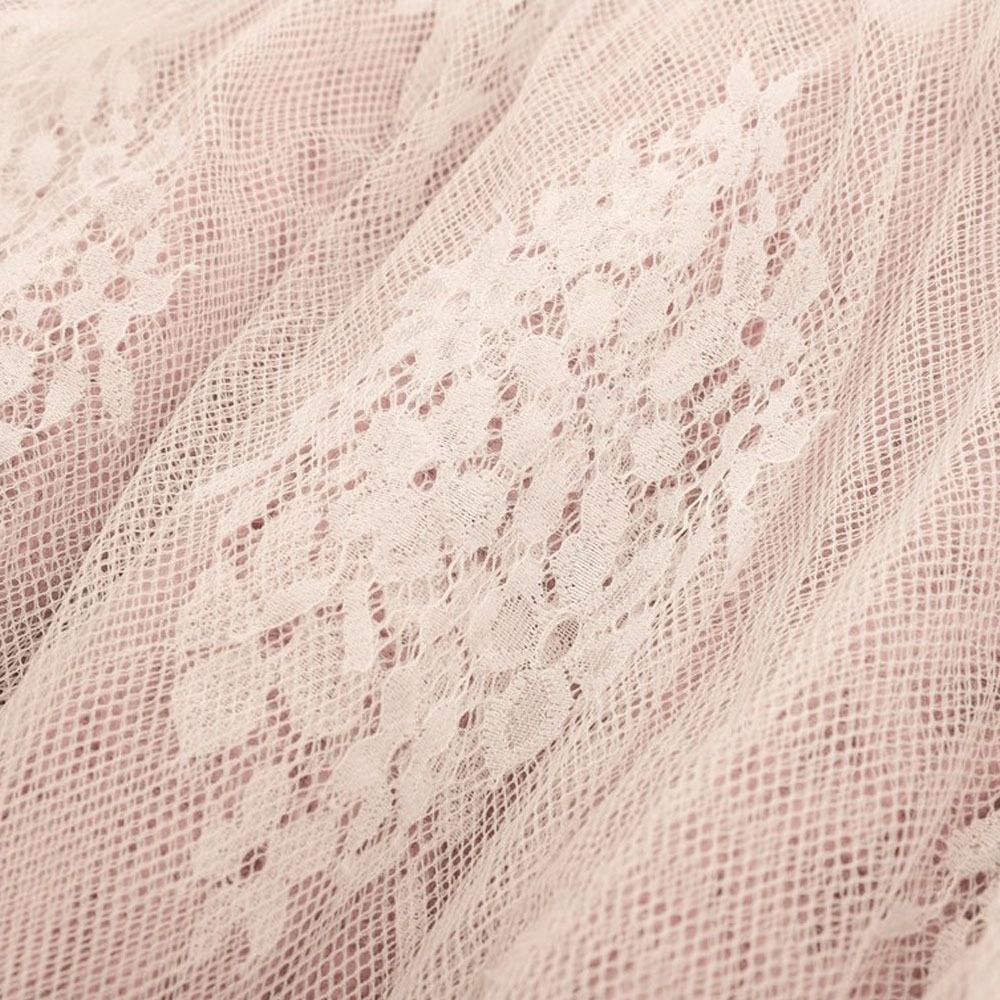 Nouvelles Blouses Noires en Dentelle à Manches Longues Évasées en Maille, Blouses en Maille à Col Montant avec Broderie Florale, Blouse Transparente pour la Saison Estivale