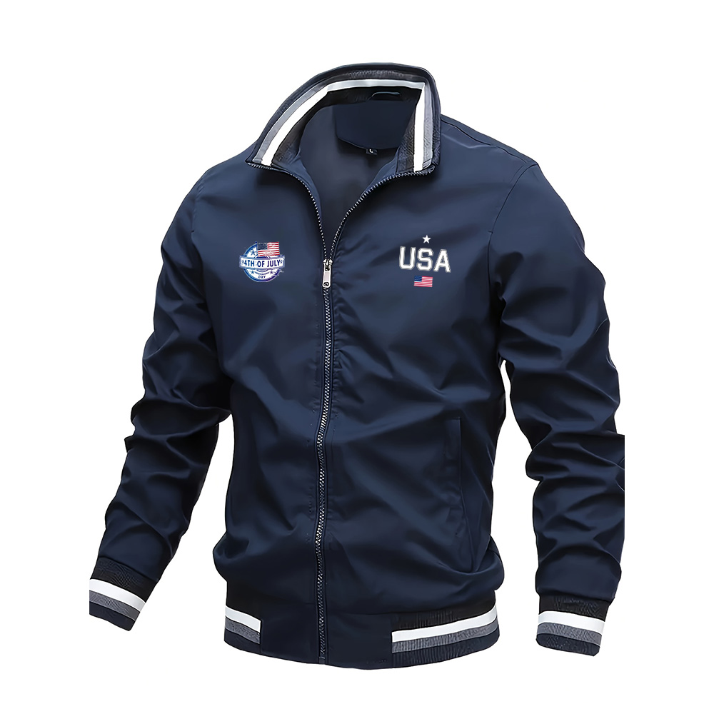 Vestes pour hommes de haute qualité mode décontracté USA lettre graphique imprimé manteau extérieur hauts Baseball Bomber varsity veste hommes surdimensionné