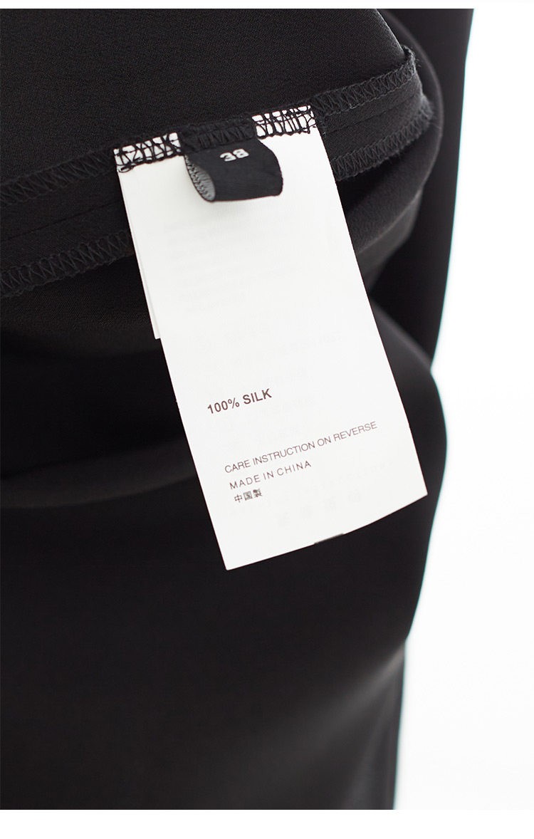 Robe en soie lourde noire, Robe en soie de mûrier, Robe longue pour femme, Nouvelle collection été