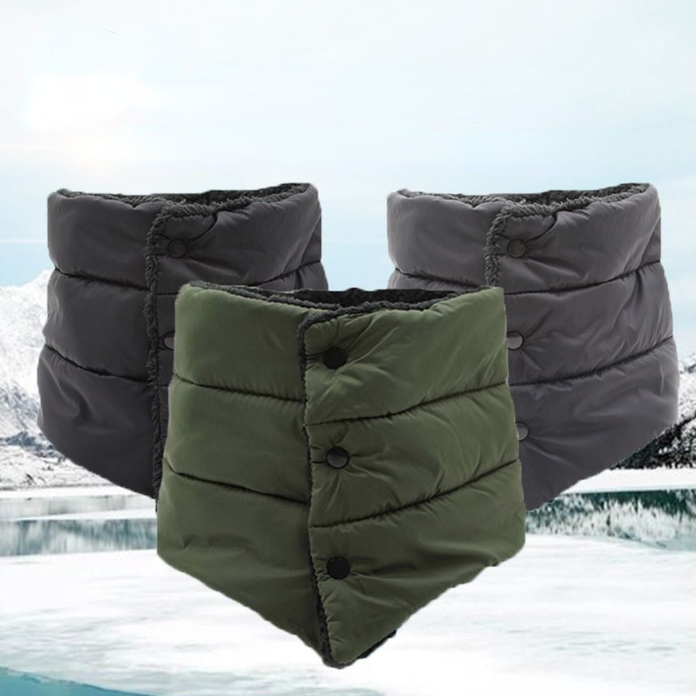 Écharpe en velours imperméable coupe-vent pour l'extérieur, écharpes chaudes pour le cou, design de mode, hiver