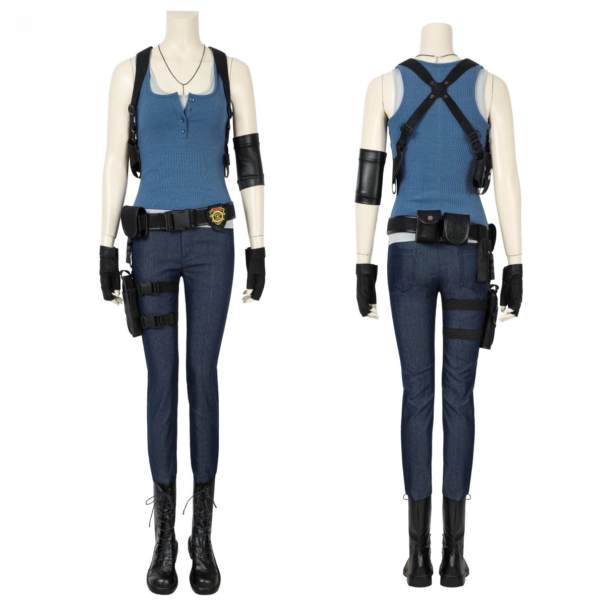Evil 3 Remake Jill Valentine Cosplay Costume Sexy gilet pantalon complet Costume adulte femmes Halloween fête Cosplay carnaval tenues