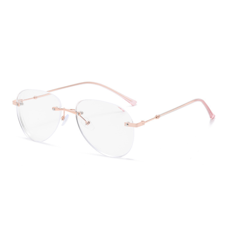 Nouvelles lunettes de prescription progressives sans cadre pour hommes, style tendance et classique.3306