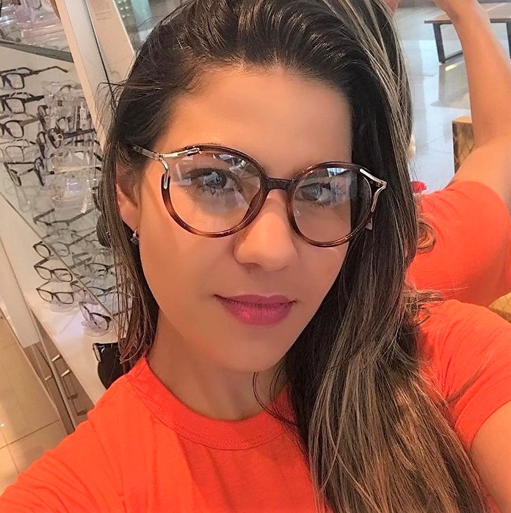 Lunettes rondes creuses en métal pour femmes, montures, yeux de chat, marque de styliste, 45103