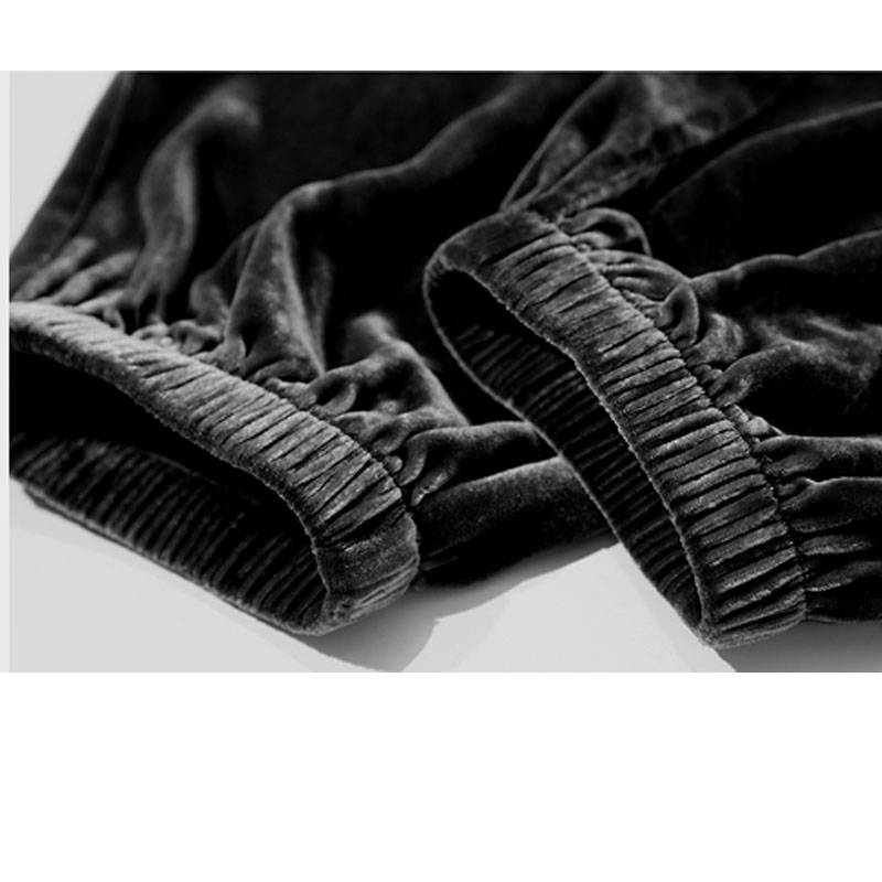Mulberry-Pantalon en velours pour femme, neuf points, confortable, cool, fouet, jogging, sport, léger, luxe, vêtements pour femmes, printemps, été