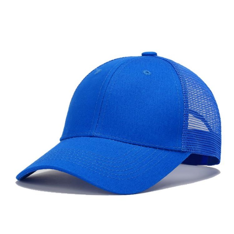 Casquette de baseball unisexe pour l'été, chapeau de soleil camouflage respirant en maille, casquette snapback de couleur unie pour homme