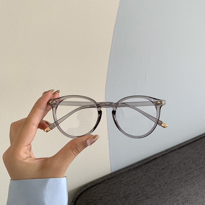 Lunettes optiques rondes Vintage pour femmes et hommes, monture Anti-lumière bleue, verres transparents de Prescription, monture de lunettes unisexe