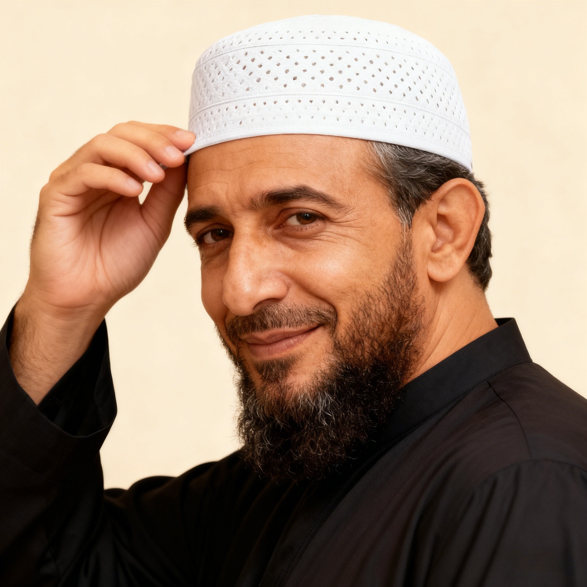 RIMAIRE – casquette de prière respirante pour hommes musulmans, chapeau de culte, Design creux confortable, casquette d'étiquette religieuse