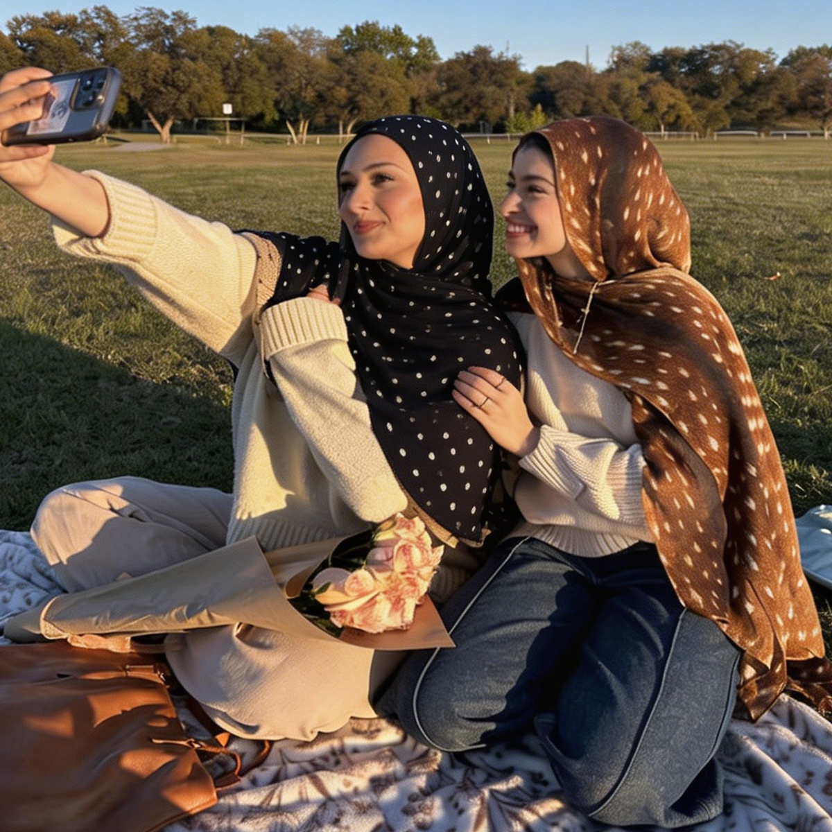 Foulard Hijab Musulman à Imprimé Cerf, Doux et Léger, Bandana, Voile de Prière Islamique, Écharpe Quotidienne pour le Cou, Accessoire