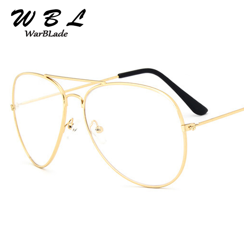 WarBLade-Lunettes Pilote Classiques Transparentes, Monture en Alliage, Optiques Aviation, Verres pour Hommes et Femmes, 2018 Hot, Nouveau