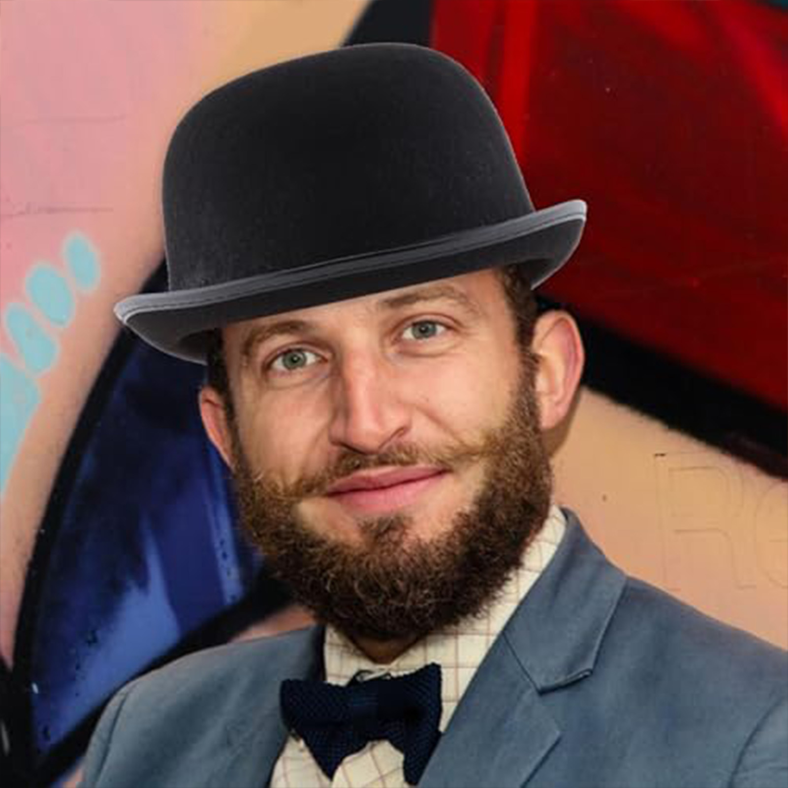 Chapeau Bombin Unisexe Noir, Chapeau de Magicien, Chapeau de Scène pour Spectacles, Théâtre, Fêtes et Cosplay