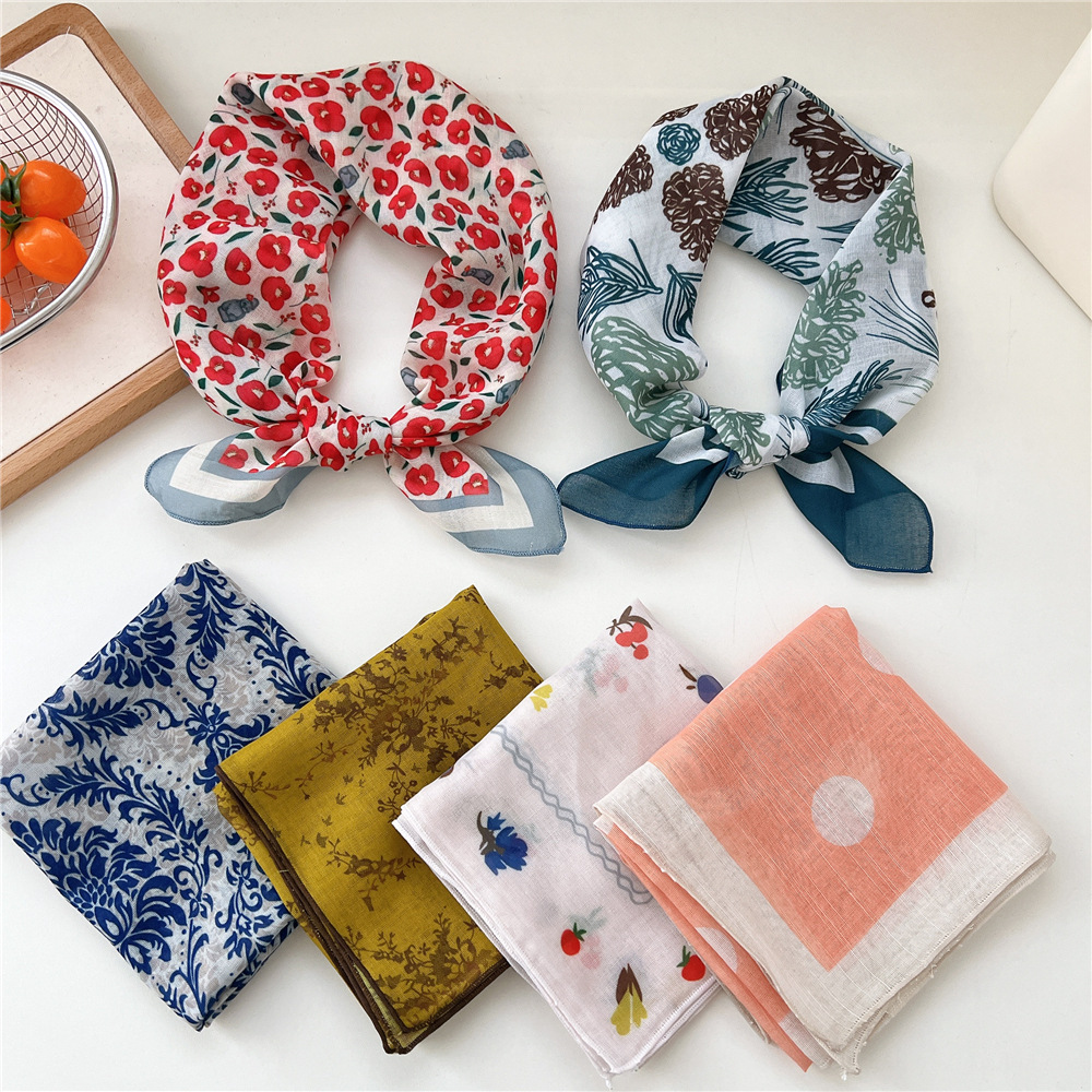 58*58 cm foulard de cheveux carré écharpe foulard mouchoir Bandanas Turban châle enveloppement bandeau bandeau
