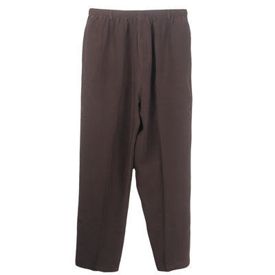 Pantalon décontracté ample pour homme en 100% soie de mûrier respirante, double crêpe épaisse, de qualité supérieure