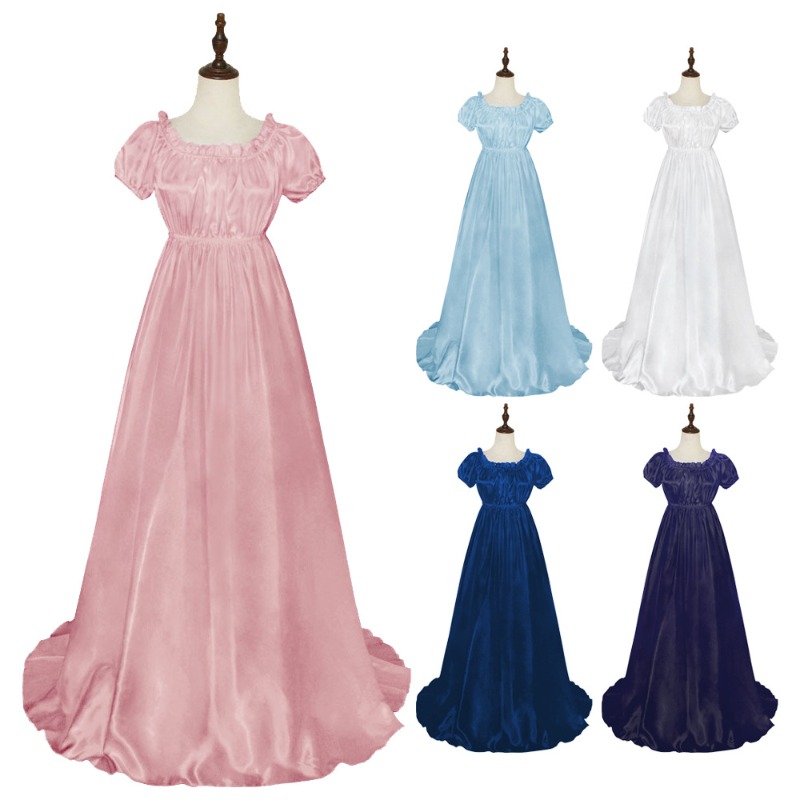 Robe médiévale femmes robe Sexy épaules dénudées Renaissance victorienne régence robe Costume femme rétro robe Halloween pour les femmes
