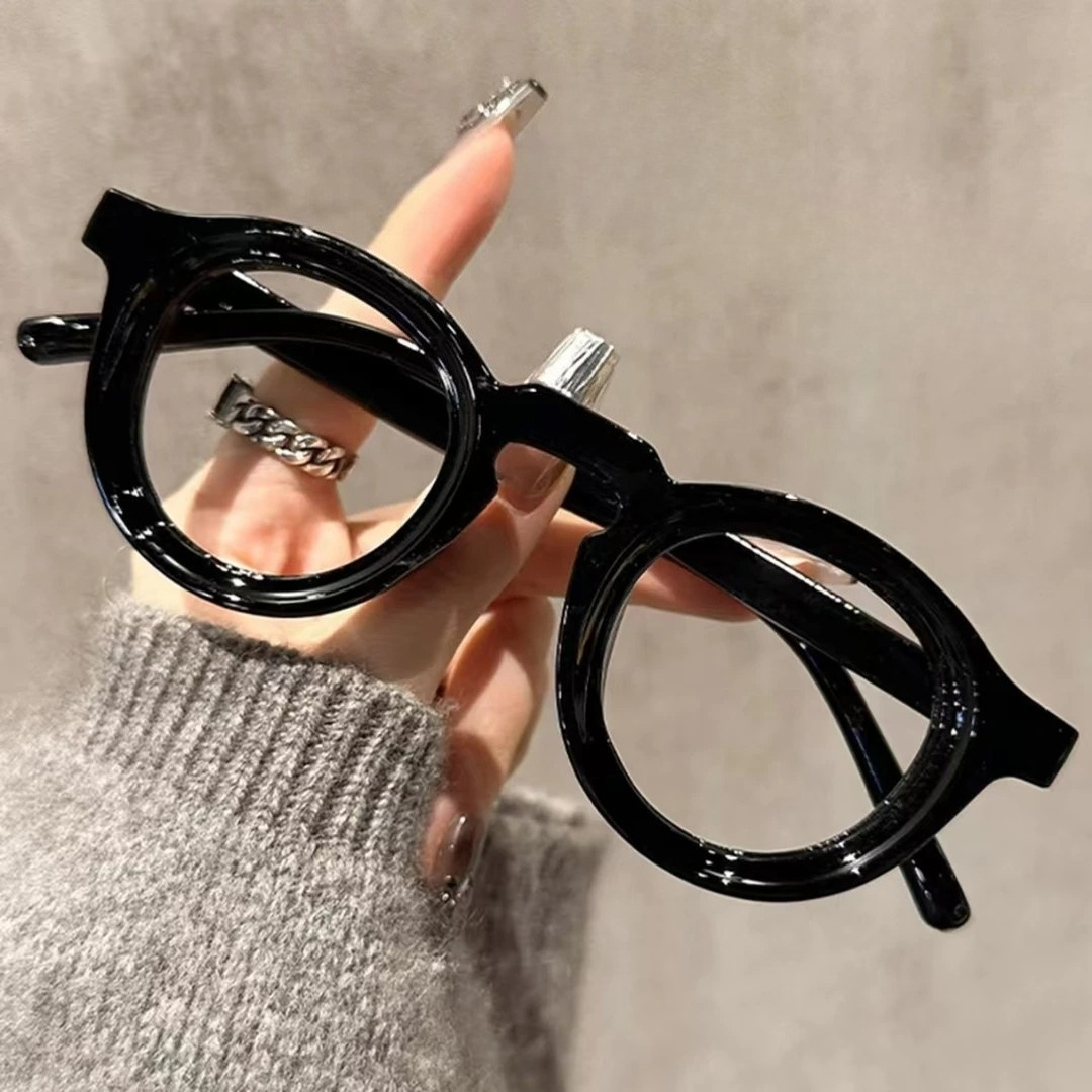 Lunettes de lecture rondes rétro pour femmes, mode lointaine, vintage, anti-lumière bleue, avec verres de prescription + 1.0 + 1.5 + 2.0