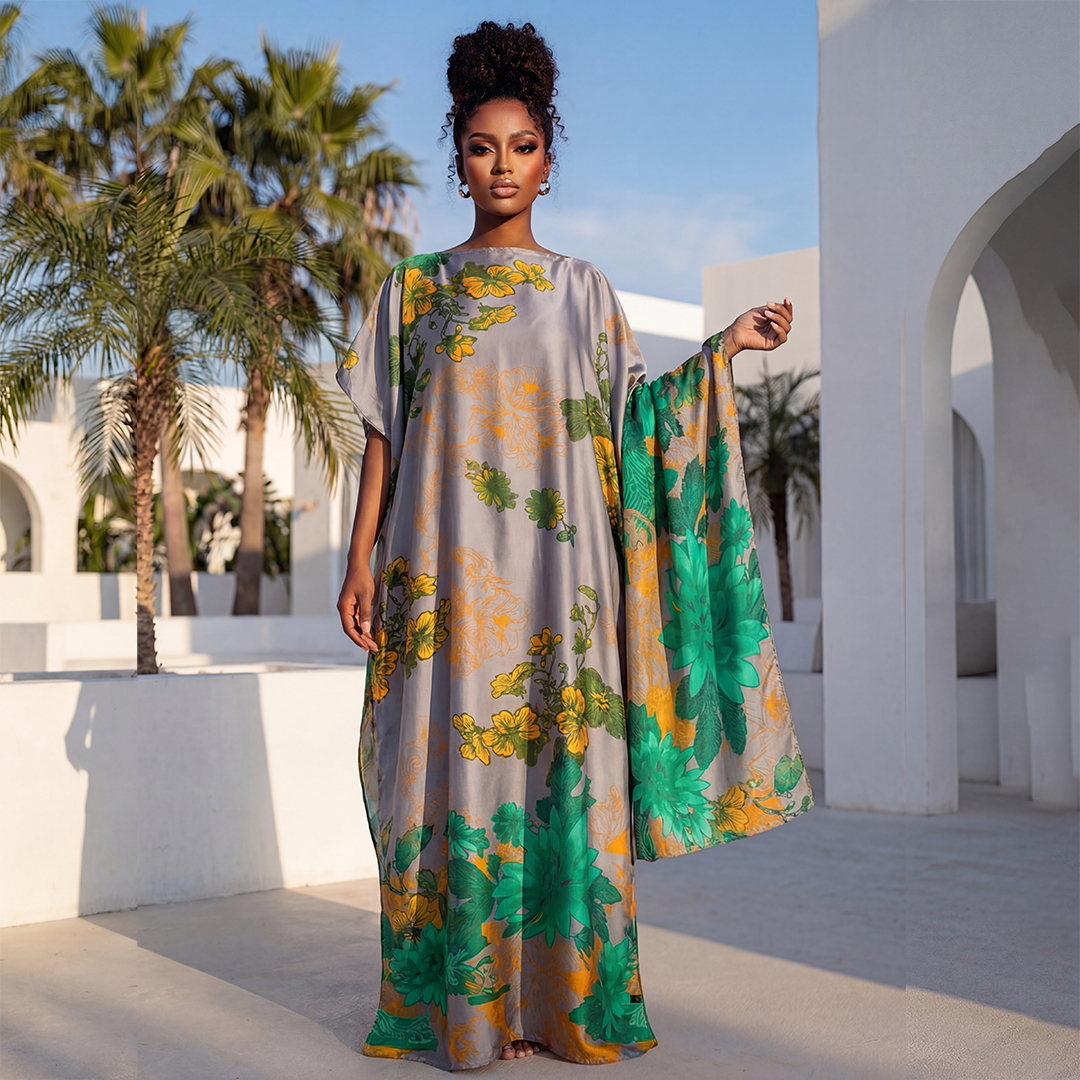 Châle africain tendance été pour femme, élégant, imprimé, long hijab musulman, robe kaftan, protection solaire, abaya koweïtienne, foulard