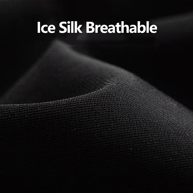 Manches en soie glacée pour femmes et hommes, Protection solaire d'été, pêche, cyclisme, gants respirants à deux doigts, antidérapants, chauffe-bras, manches de conduite