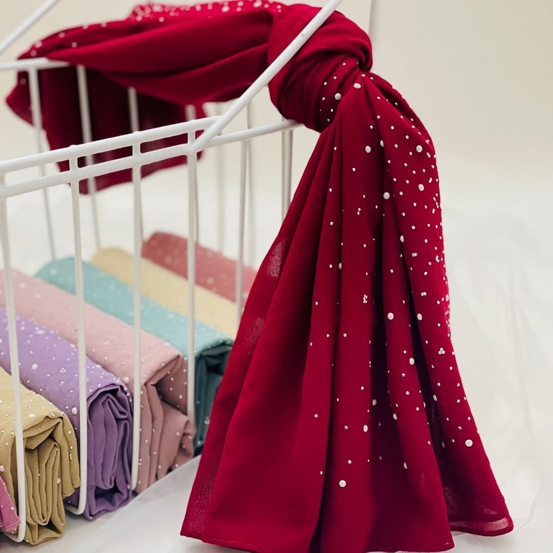 Nouveau foulard en mousseline de soie en porcelaine, hijab islamique, châles et écharpes pour femmes musulmanes, foulard tudung bawal