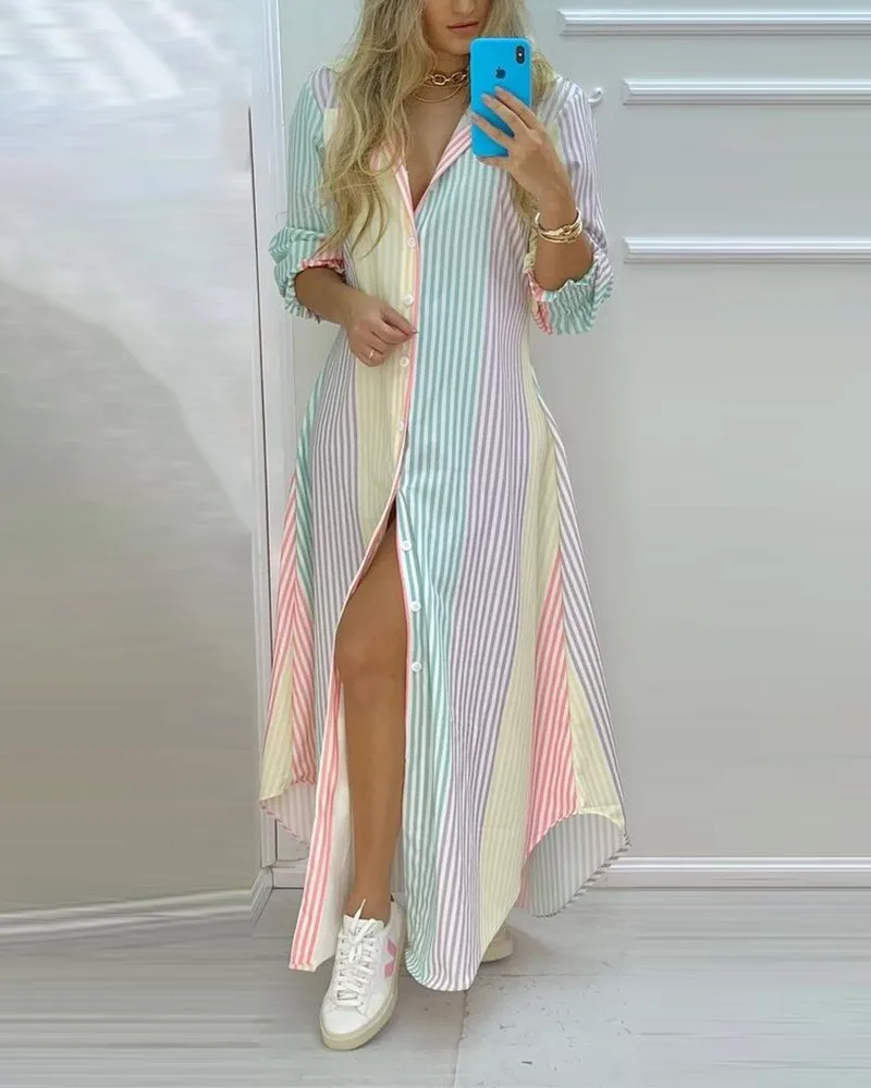 Robes d'été mignonnes pour femmes, body, hanches, mince, rond, imprimé, mode, robe de Rh, robes hautes et basses