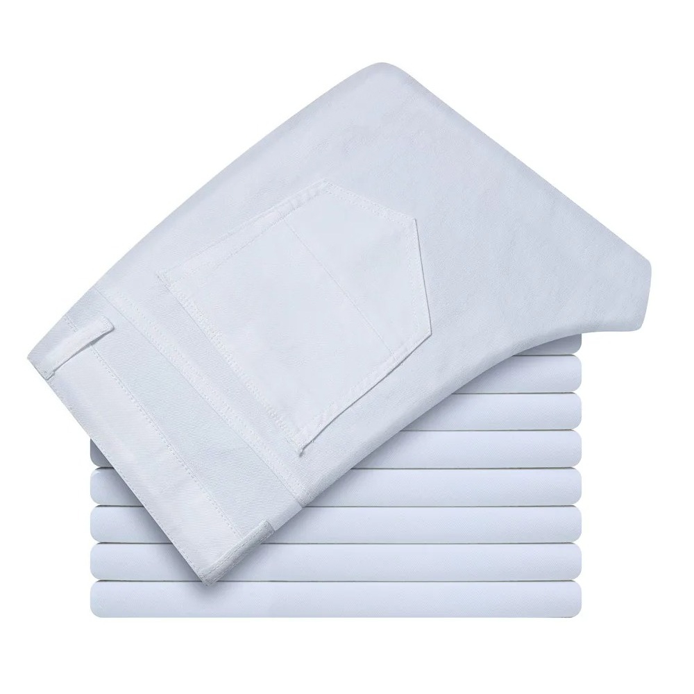 Hommes Slim blanc jean nouvelle élasticité mode décontracté classique doux marque d'affaires pantalon homme vêtements Stretch pantalon hommes jean
