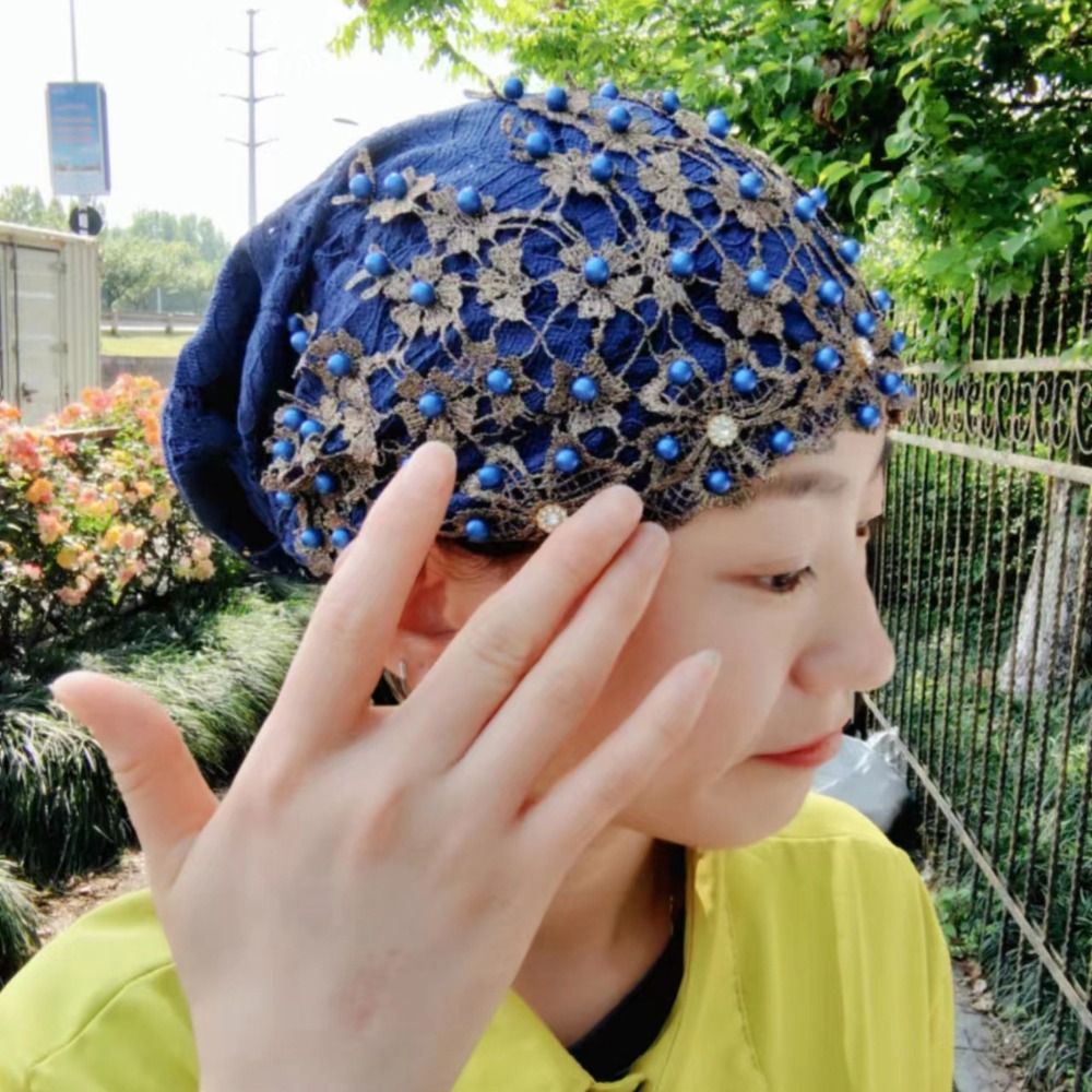 Chapeau Baotou pour femmes musulmanes, chapeau de prière de printemps pour mère, cheveux plus proches, été et fleurs, nouvelle citoyenneté Hui