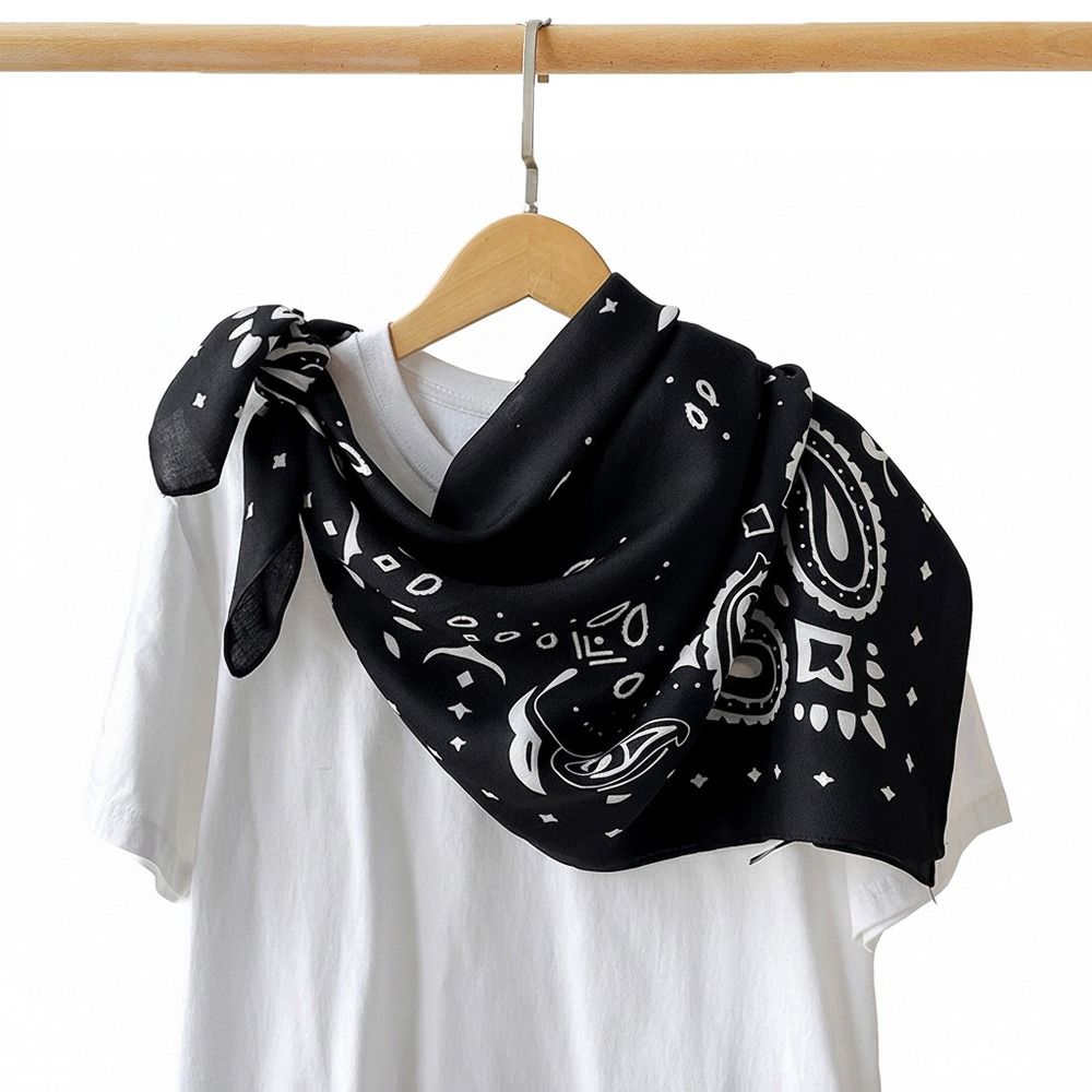 Foulard Paisley élégant pour femmes, châle imprimé de 90cm, polyvalent, élégant, sensation de luxe, foulards en soie, accessoires d'été