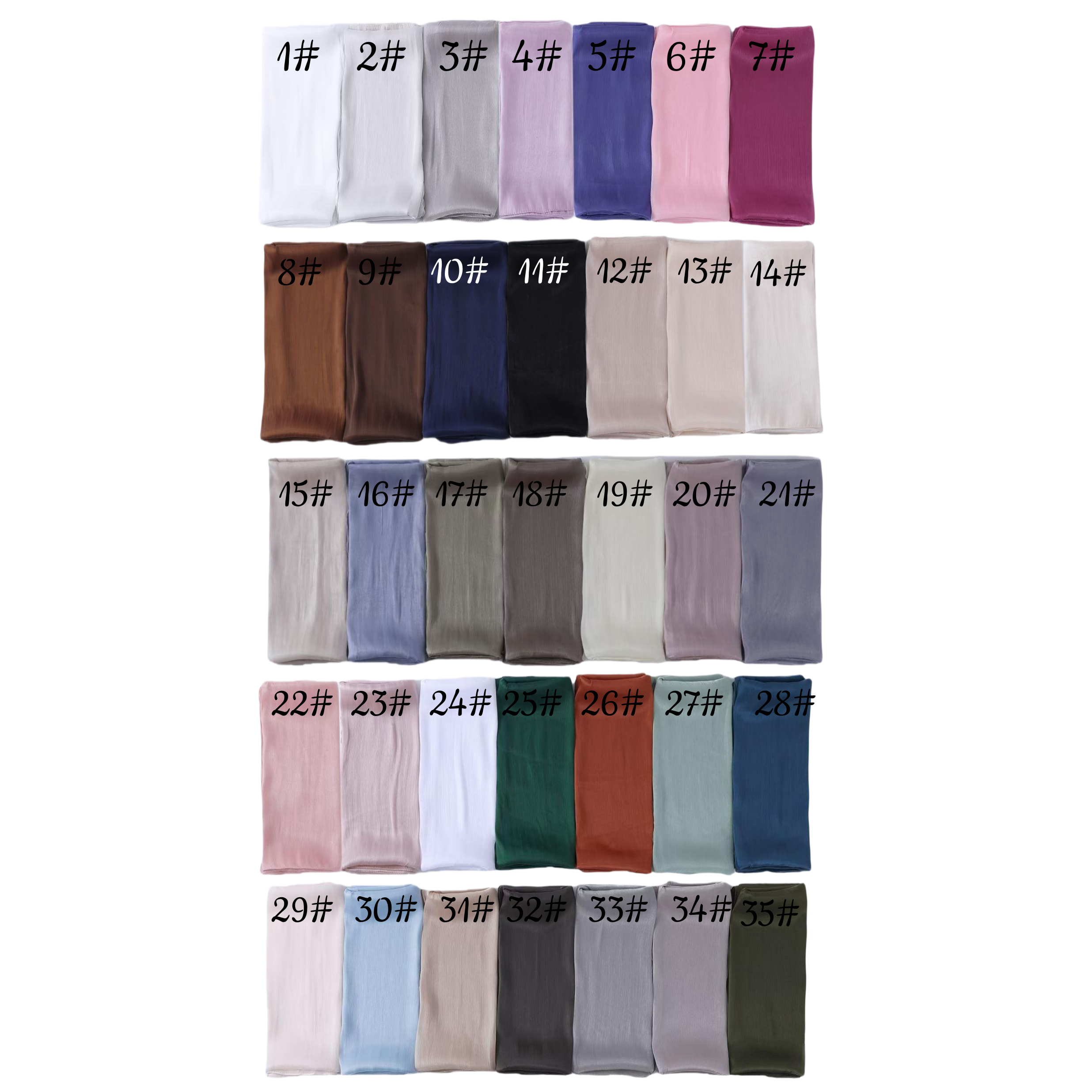 35 couleurs femmes Hijab écharpe brillant musulman longues écharpes léger doux Turban châle Organza Satin miroitant écharpe