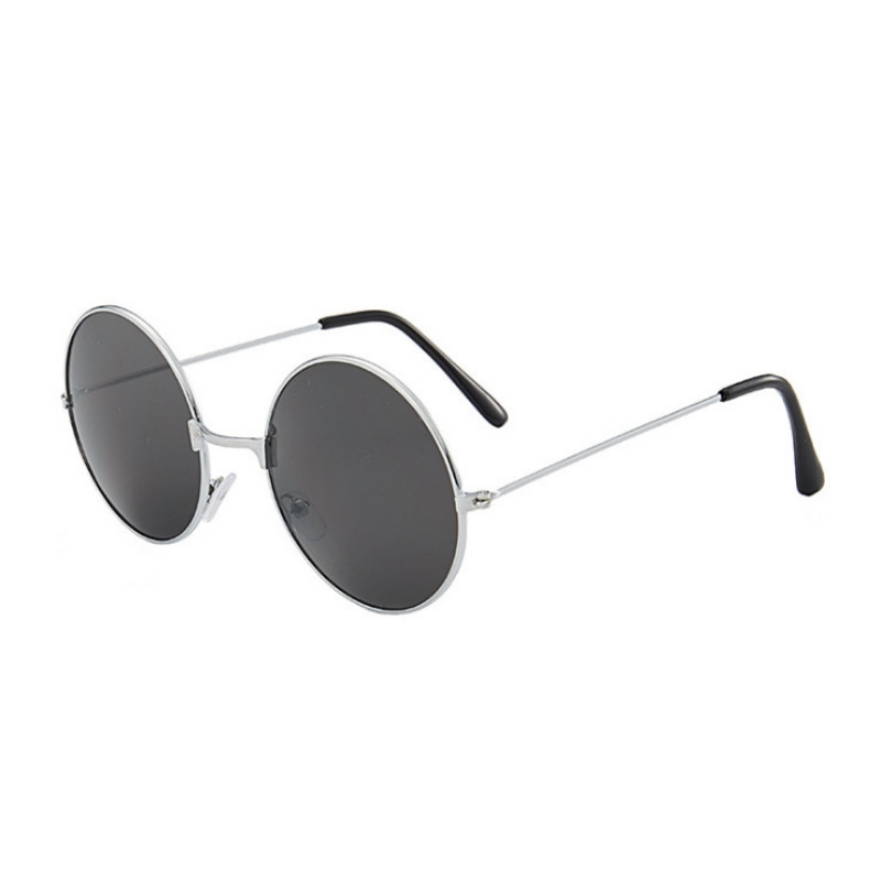 Lunettes de soleil rondes rétro Hippie, cercle de mode en métal pour femmes et hommes, lunettes de fête Disco