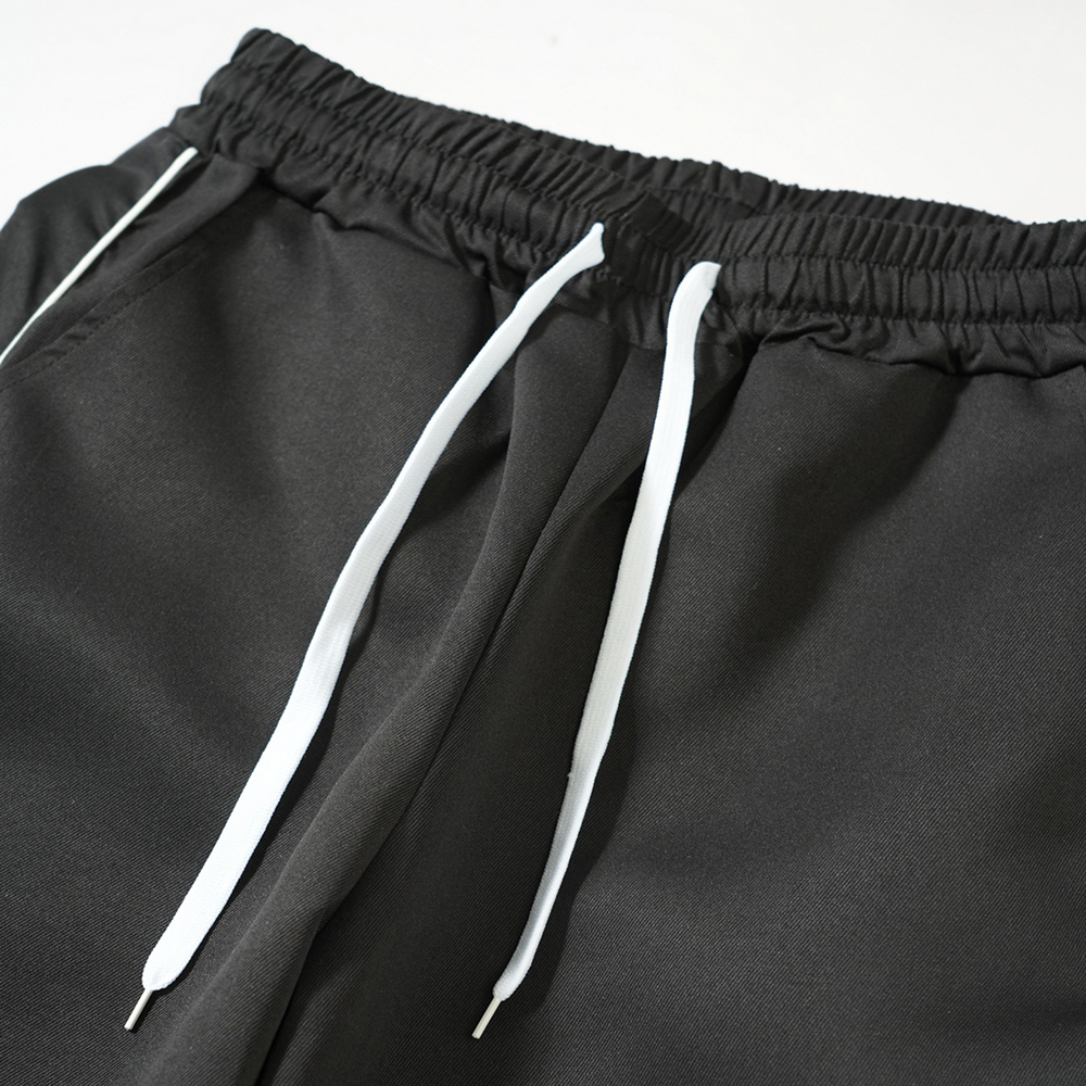 Pantalons de survêtement de fitness pour hommes, pantalons de sport décontractés, pantalons droits à cordon de serrage, pantalons de jogging fins pour le printemps et l'été, pantalons de rue