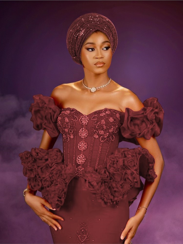 Geles de mariage nigérian, couvre-chef africain, Turbans Auto Gele pour femmes, tissu Aso Oke, couvre-chef musulman, couvre-chef féminin