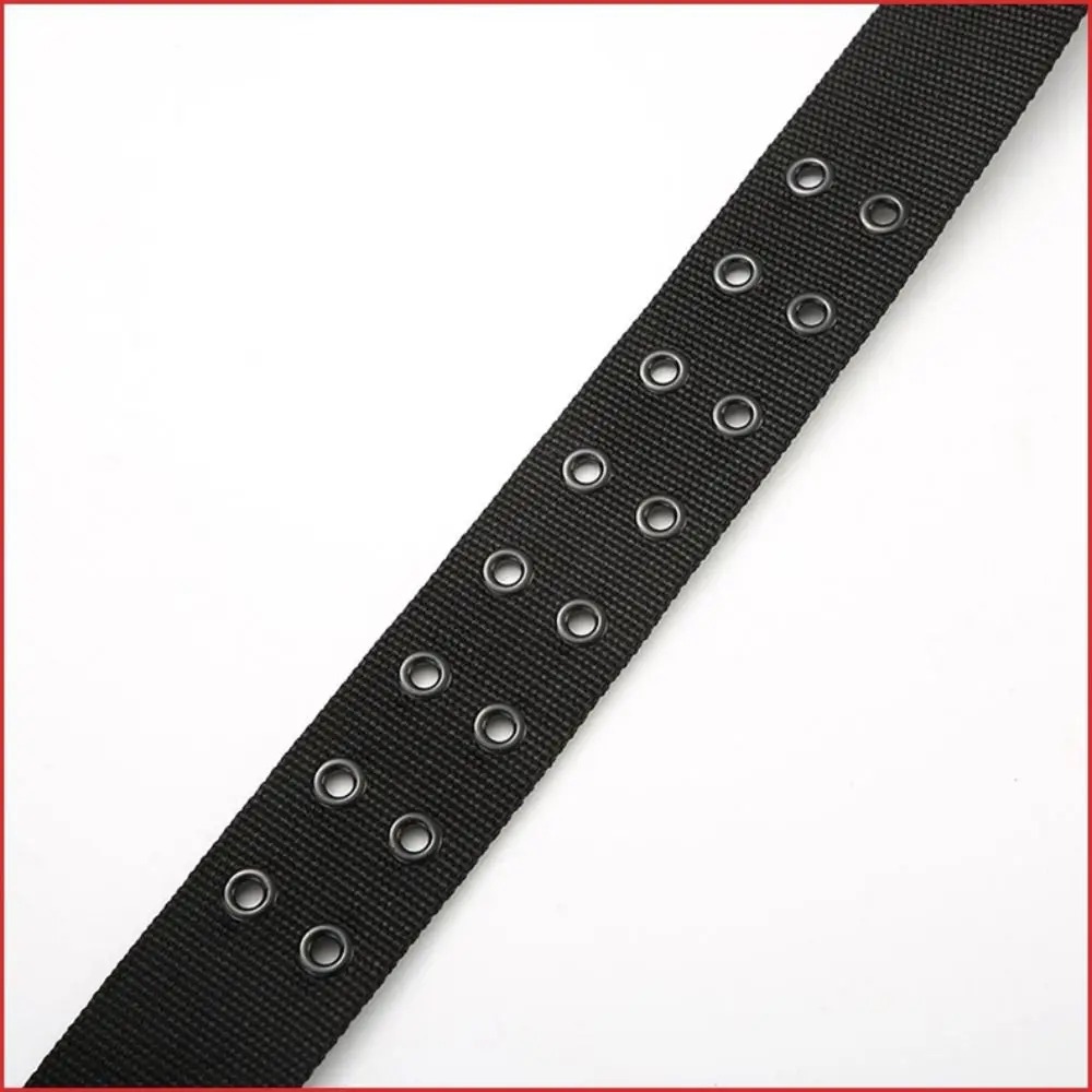 Nouvelle ceinture tactique en toile double couche pour hommes | Robuste et durable | Grandes tailles | Pour l'extérieur et les occasions décontractées