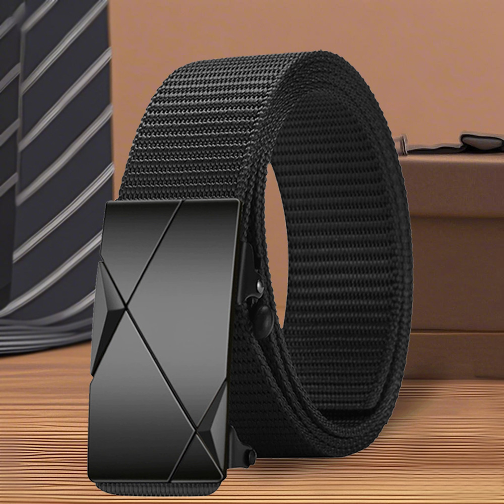 Ceinture en toile pour hommes, à la mode et Simple, tendance et polyvalente, short décontracté, adaptée aux Sports de plein air