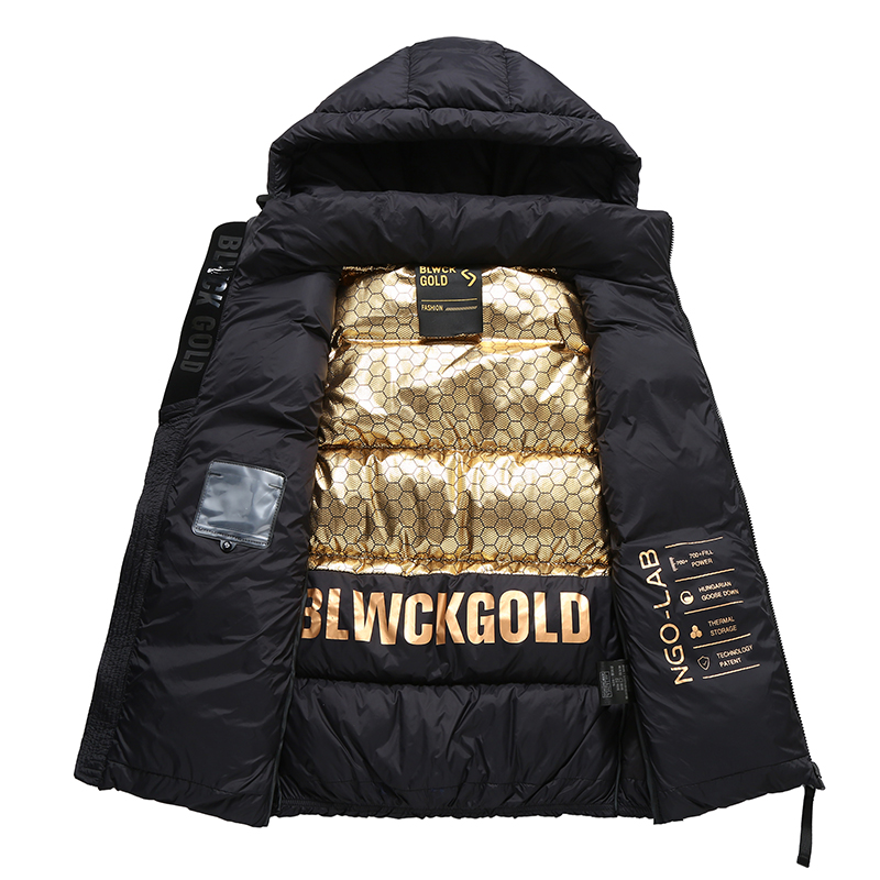 GlaFashion-Gilets en fibre décontractés pour hommes, gilets en résine blanche, optique pour hommes, capuche en duvet, gilet chaud en fibre, automne