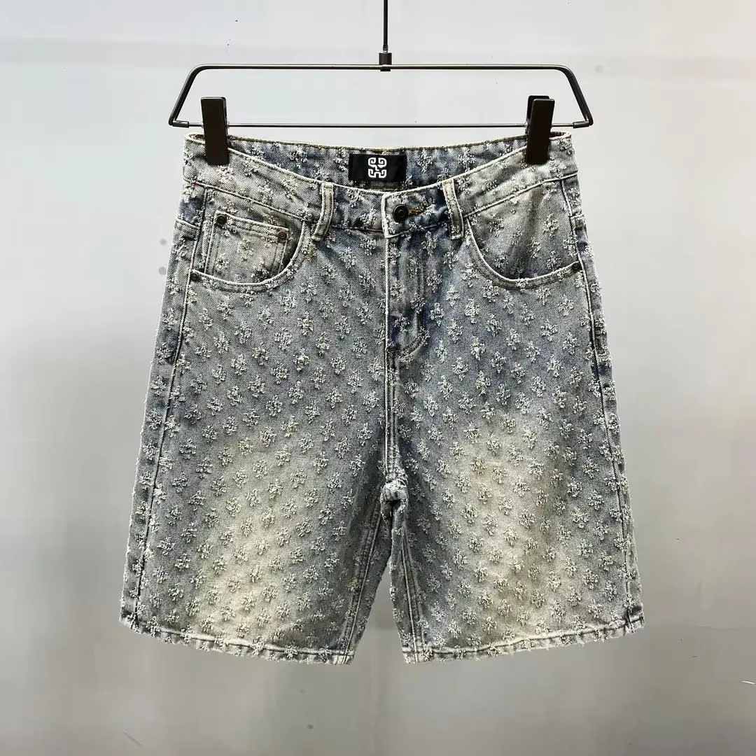 Jeans imprimés brodés rétro pour hommes, vêtements de rue américains, marque de mode, Design de célébrité d'internet, Y2K, jambes larges, Hip Hop
