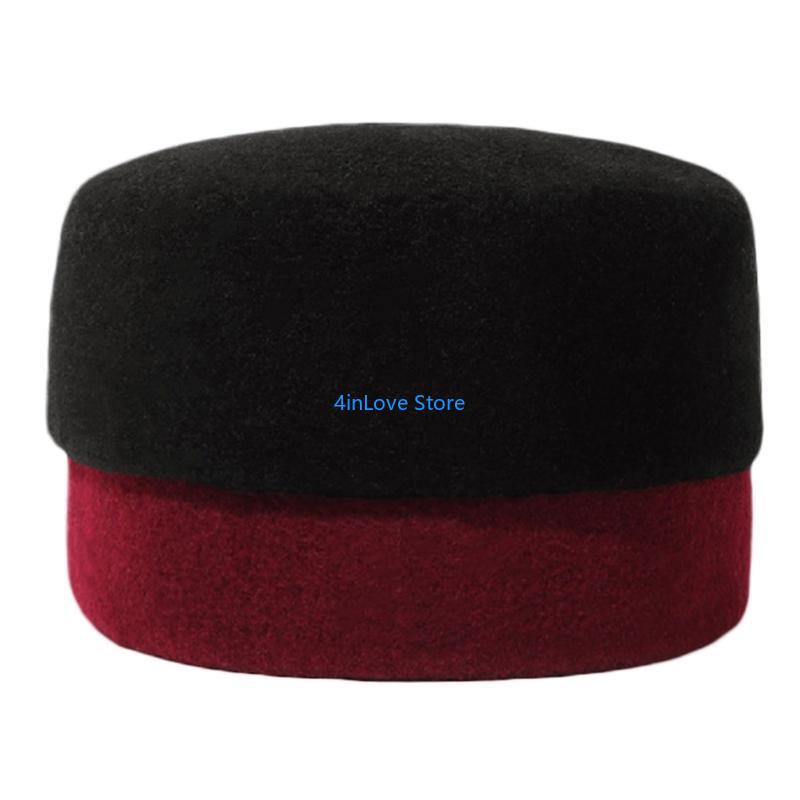 T4MD chapeau en laine à mode confortable beau chapeau unisexe musulman traditionnel