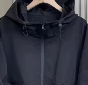 Veste à capuche noire décontractée pour femme, manteau tendance, haut haut de gamme, nouveau, populaire, automne