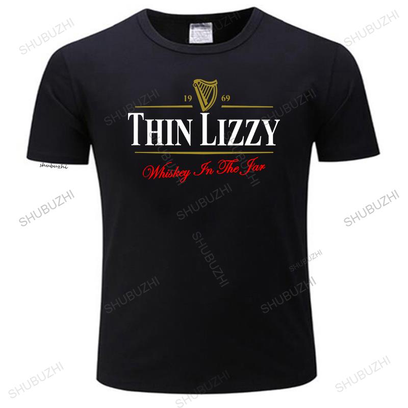 Mode T-Shirt hommes vêtements T-Shirt hommes à manches courtes drôle mince LIZZY Phil Lynott rétro vintage T-Shirt Hipster Cool O cou hauts