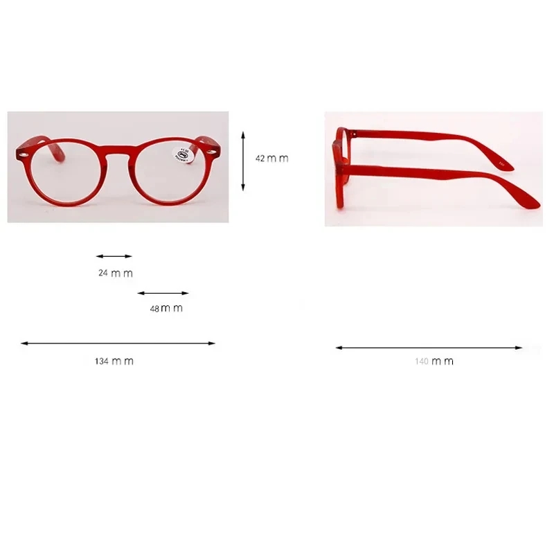 Lunettes de lecture à monture ronde classiques pour hommes et femmes, lunettes presbytes, lunettes d'hypermétropie, nouveau