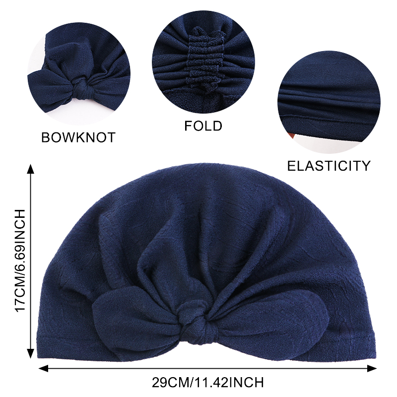 Nouveau foulard pour femmes musulmanes, turban imprimé nœud, bonnets hijab, sous-hijabs, turban arabe pour femme musulmane