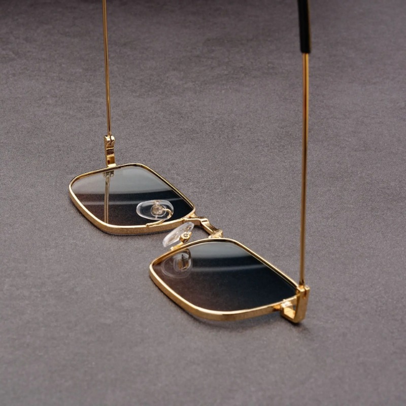 Lunettes de soleil rétro en métal, rectangulaires, tendance, populaires, pour hommes, petites lunettes de soleil carrées, pour femmes, pour voyager, Oculo