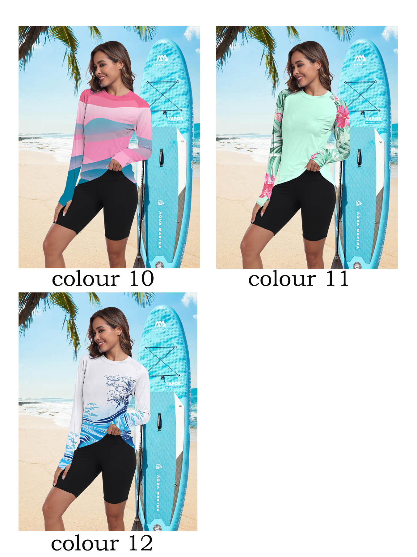 Chemises Solaires à Manches sulfpour Femme, Protection UV, Rash Guard, observateur, vaccage Rapide, éventuelles F, Randonnée, Y-Outdoor, 50 +