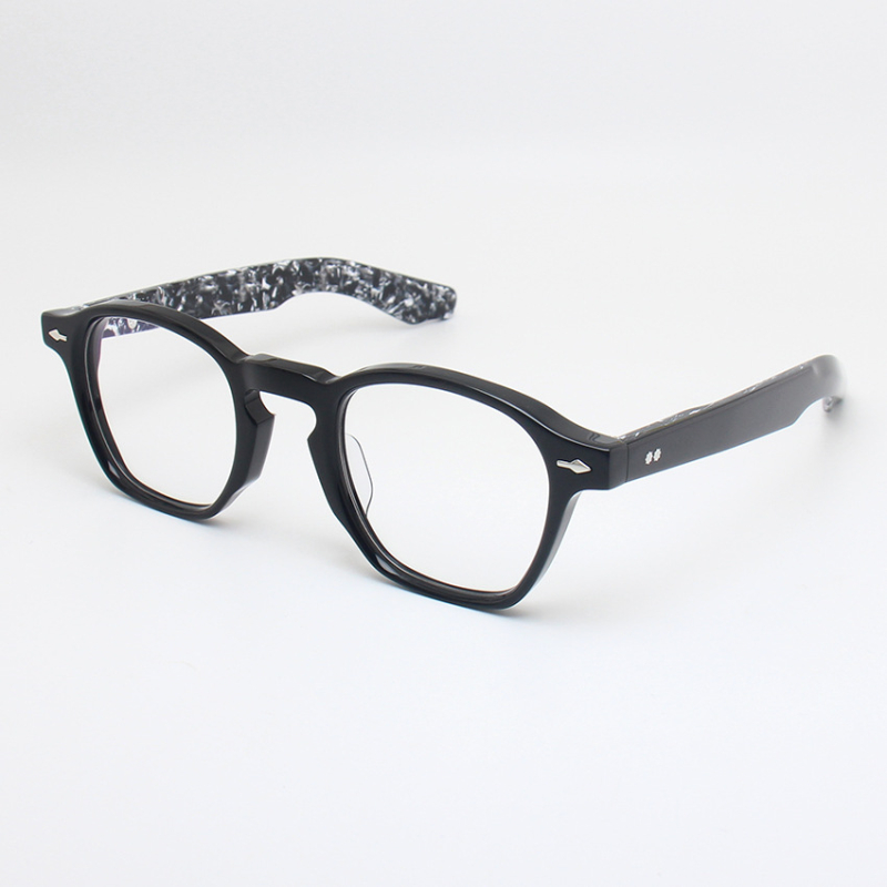Lunettes carrées rétro faites à la main pour hommes et femmes, Design de marque, monture épaisse, tendance, en acétate de qualité supérieure, Vintage
