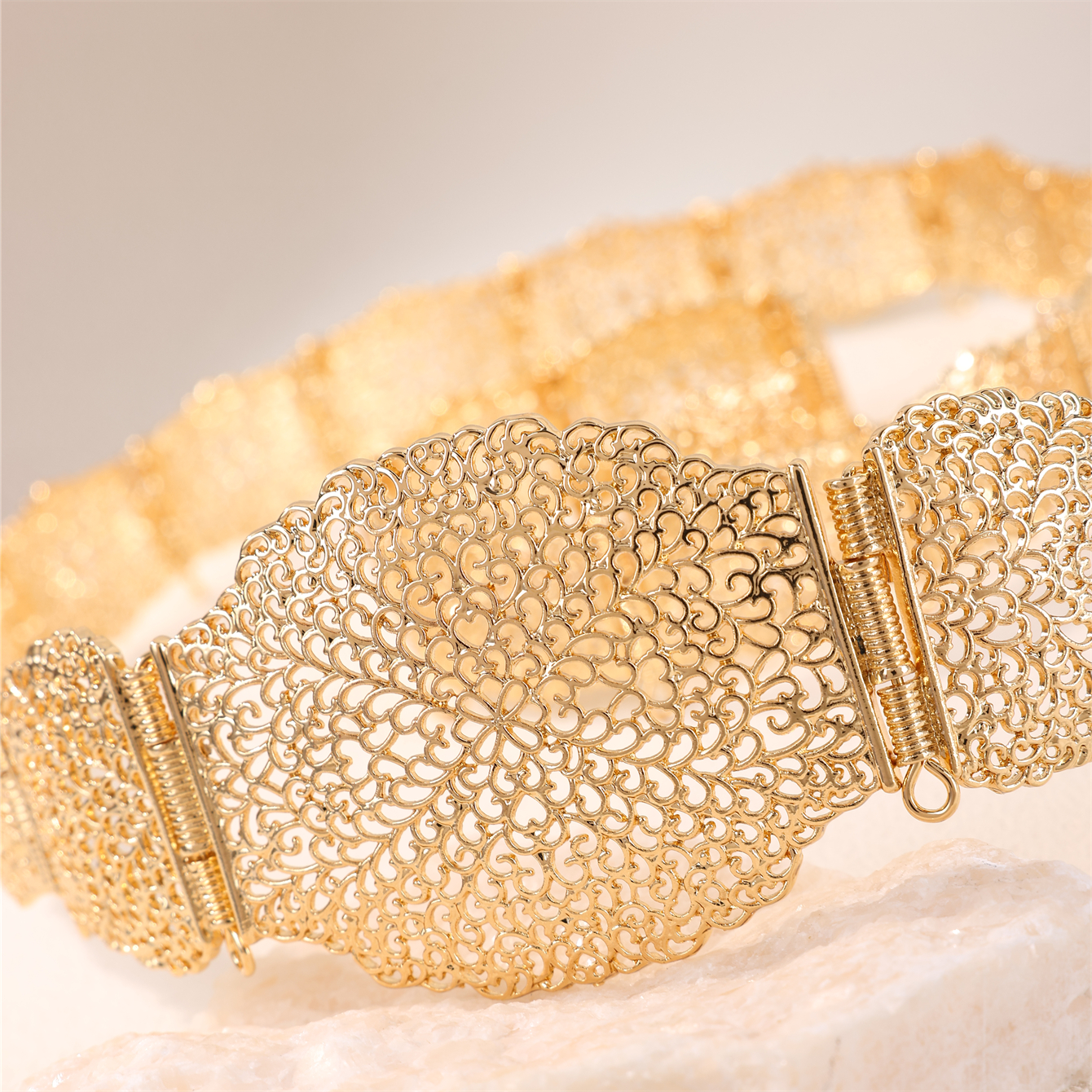 Ceinture en alliage de mariée marocaine, longueur réglable, chaîne de corps pour dame, décoration de taille aristocratique française