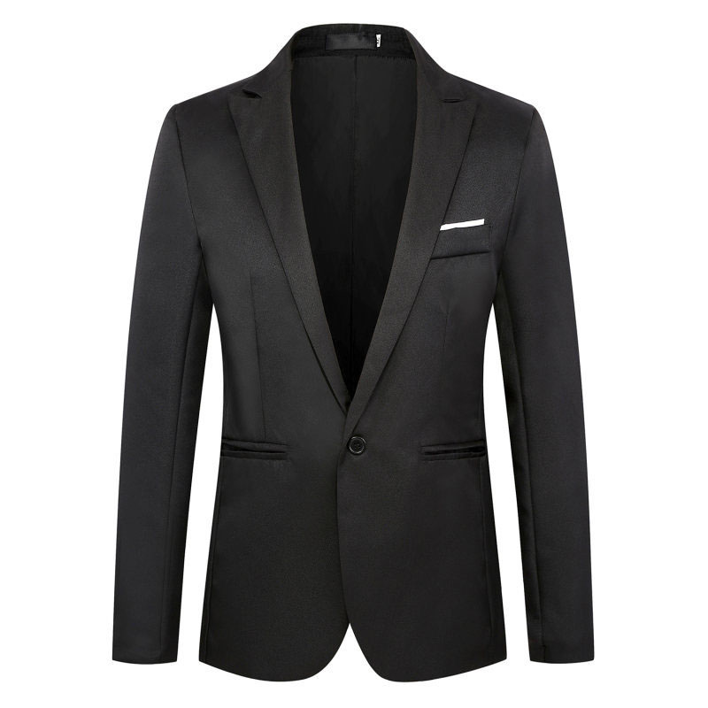 Blazer de mode pour homme, formel et décontracté, idéal pour les occasions tels que les banquets d'affaires et le bureau, veste de costume ajustée, petit costume