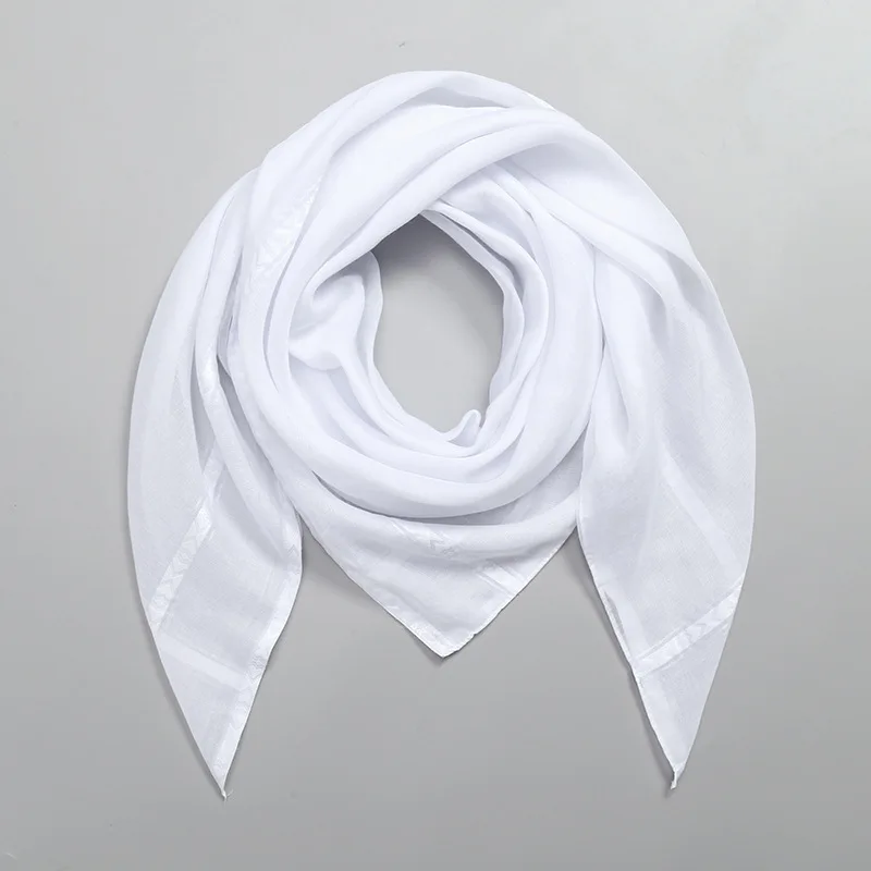Islam blanc carré écharpe hommes Shemagh arabe chapeaux Hijab enveloppement Turban arabe couvre-chef musulman Keffiyeh prière Turbante Bandanas