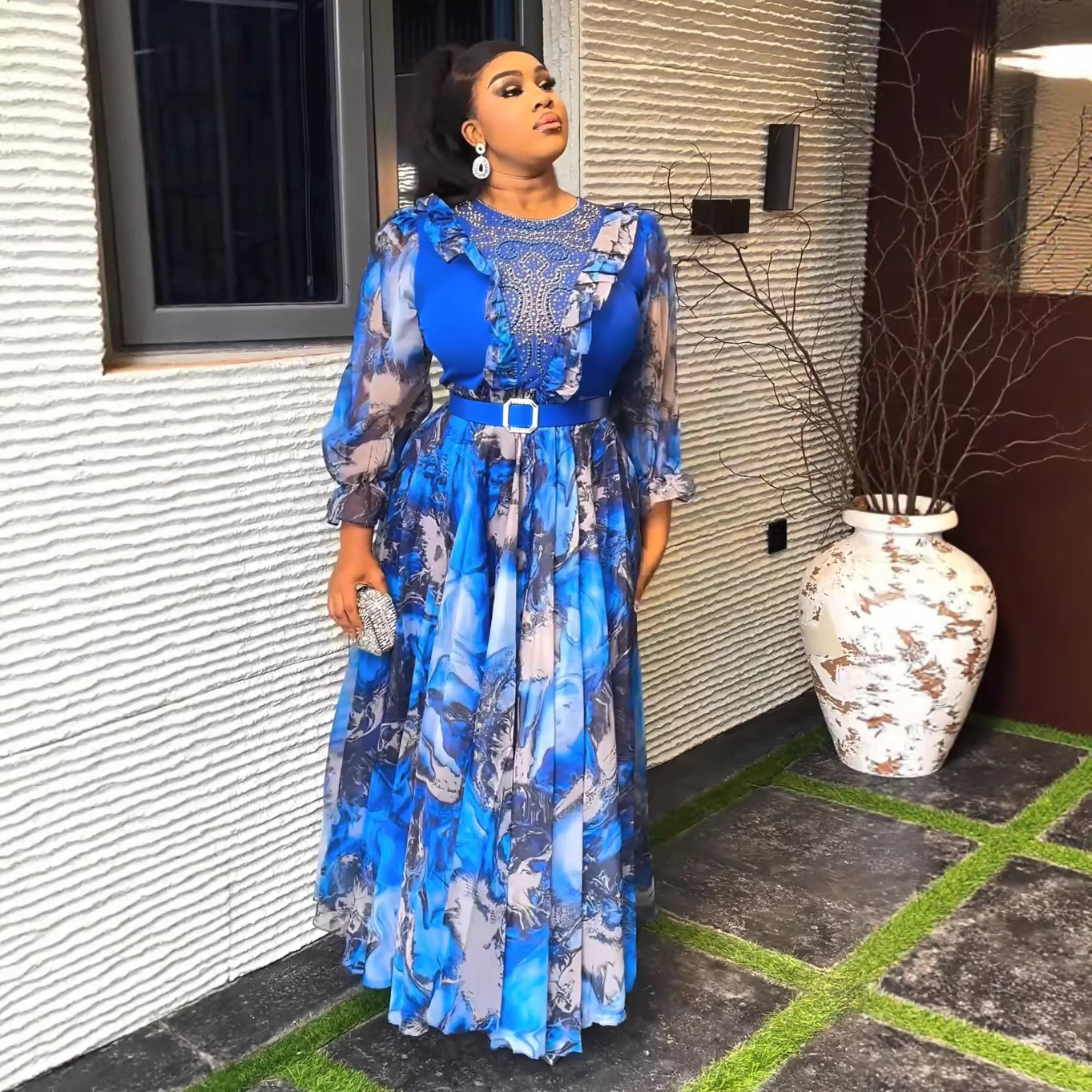 Robes de soirée africaines pour femmes élégantes turquie musulmane fête de mariage longue robe Ankara dames vêtements grande taille robe de luxe