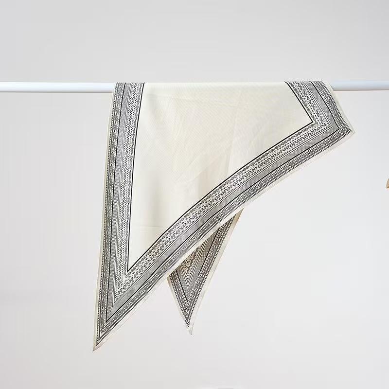 Nouveau bandeau polyvalent avec châle Blazer d'extérieur pour femmes-écharpe triangulaire fine, respirante, rétro et Simple