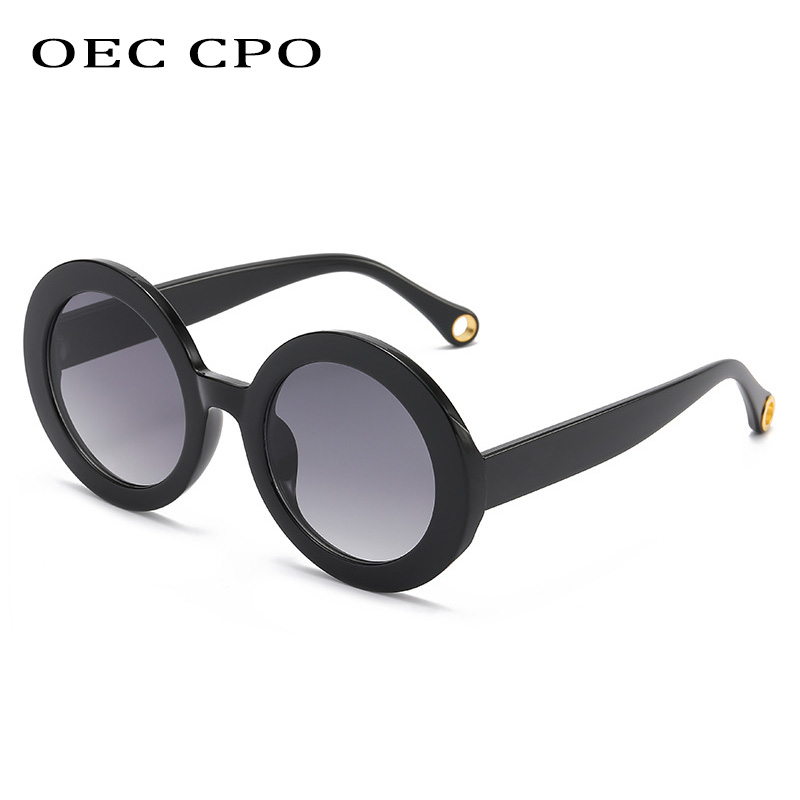 Lunettes de soleil rondes colorées punk pour femmes et hommes, nouvelle mode, nickel é, marque de styliste, bonbons, nuances UV400