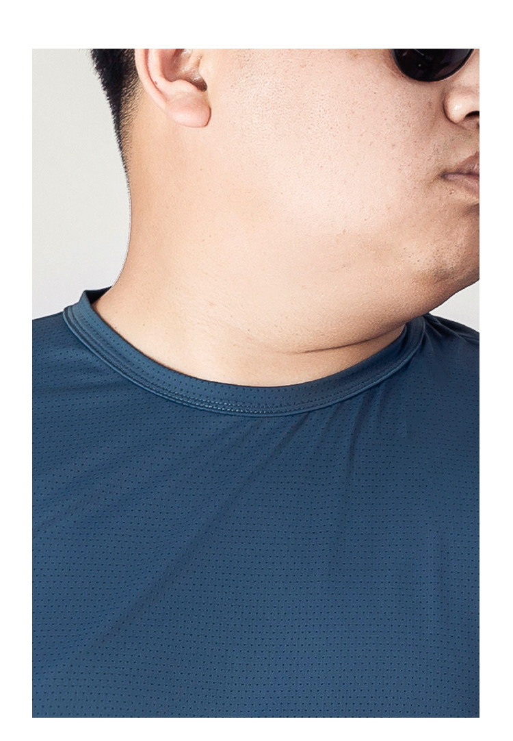 Été grande taille t-shirt 17XL 16XL hommes glace décontracté solide à manches courtes ample à manches courtes corps petit haut 15XL séchage rapide 275KG