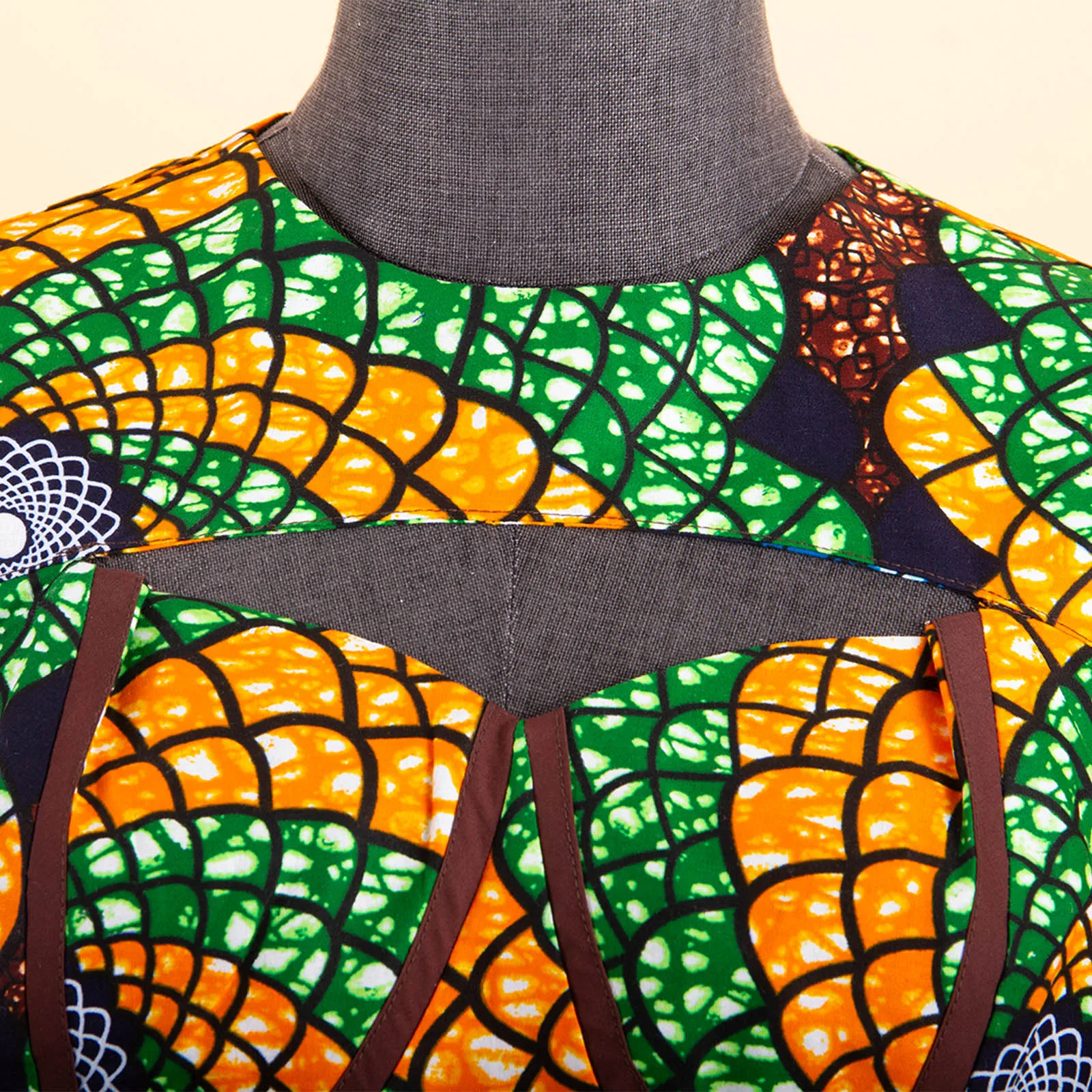 Robes à manches courtes imprimées africaines pour femmes, tenues rondes Dashiki, tenue Ankara, soirée de mariage midi, S2025025
