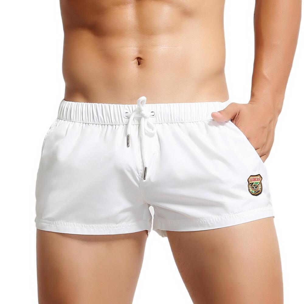 Shorts de plage pour homme SEOBEAN, shorts à séchage rapide, 100% polyester, shorts de bain tendance pour les vacances d'été, shorts de bain pour homme
